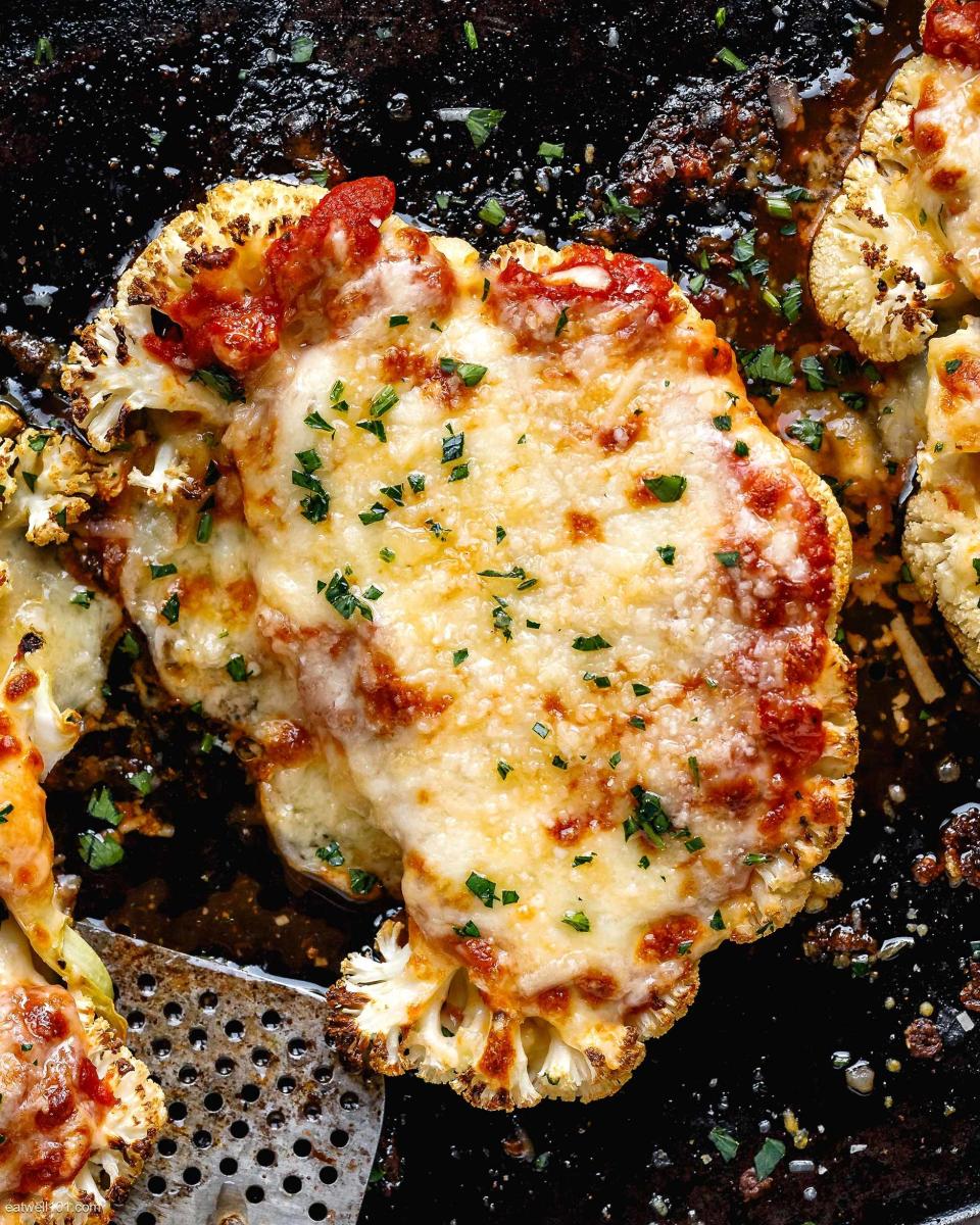 Baked Cauliflower Parmesan