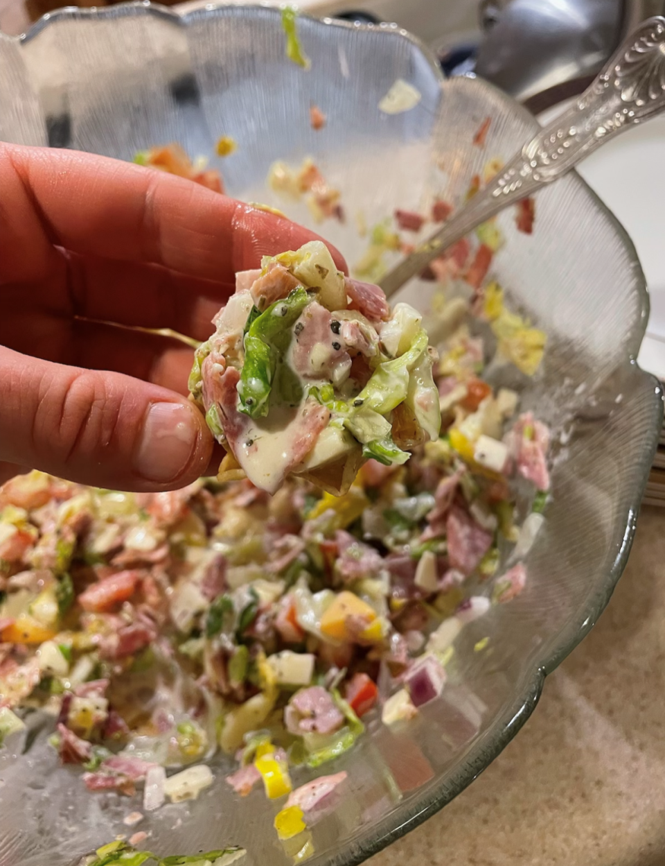 Molly Winsten's Italian Sub Dip is perfect for your next football party.