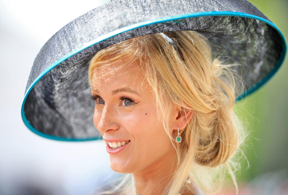 <p>A Racegoer during day two of Royal Ascot at Ascot Racecourse on June 21, 2017. (John Walton/PA Images via Getty Images) </p>