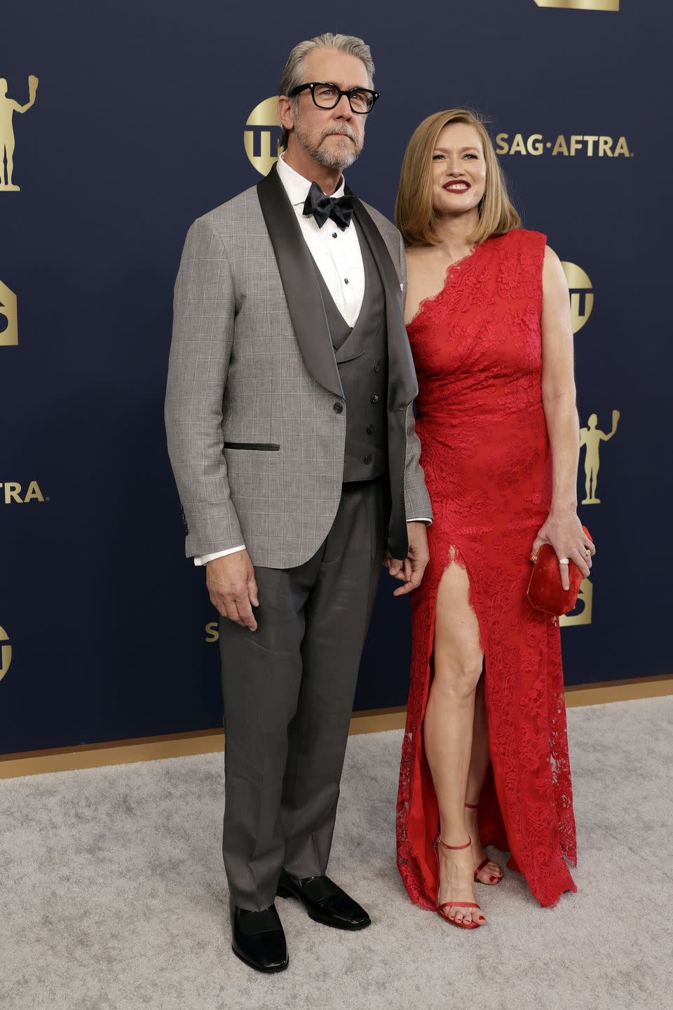 Alan Ruck and Mireille Enos