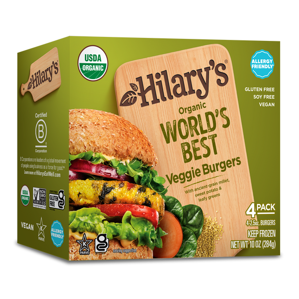 <p><a href="https://go.redirectingat.com?id=74968X1596630&url=https%3A%2F%2Fthrivemarket.com%2Fp%2Fhilarys-organic-veggie-burger-four-4-packs&sref=https%3A%2F%2Fwww.delish.com%2Fjust-for-fun%2Fg43866795%2Fbest-frozen-veggie-burgers%2F" rel="nofollow noopener" target="_blank" data-ylk="slk:Shop Now;elm:context_link;itc:0;sec:content-canvas" class="link ">Shop Now</a></p><p>Hilary's Organic World's Best Veggie Burgers</p><p>$19.96</p><p>thrivemarket.com</p><span class="copyright">Thrive Market</span>