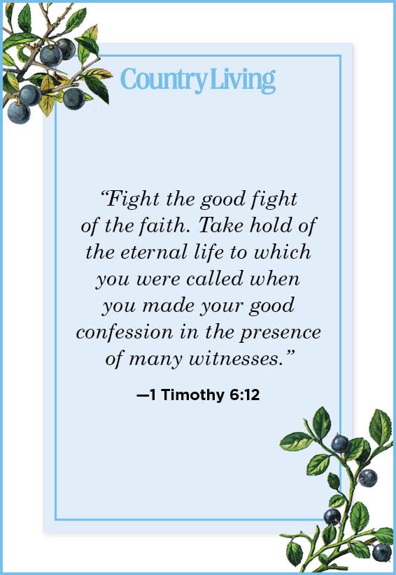 18) 1 Timothy 6:12