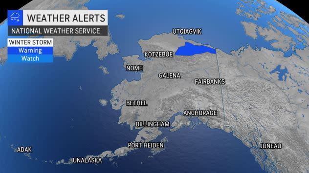 Alaska issues nation's first Blizzard Warning of season as winter gets jump  start