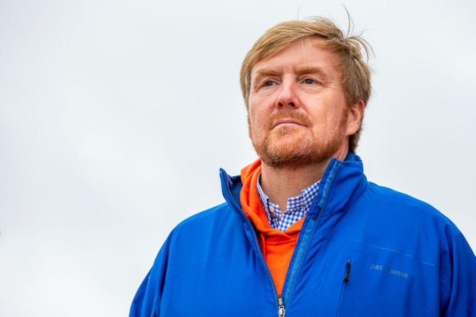 King Willem-Alexander der Niederlande beim Motocross of Nations Rennen auf der TT Assen Rennstrecke am 29. September 2019 in Assen, Niederlande. (Foto von Patrick van Katwijk/Getty Images)