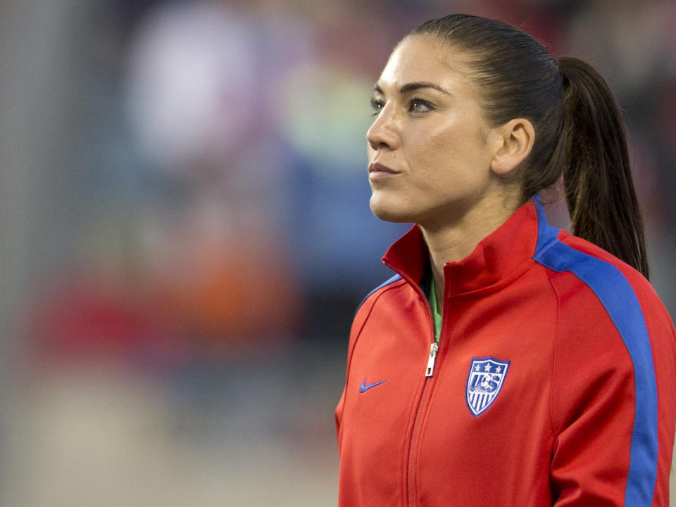 Hope Solo’s career has been marred by controversy, but that doesn’t mean her candidacy should be disregarded. (Getty)