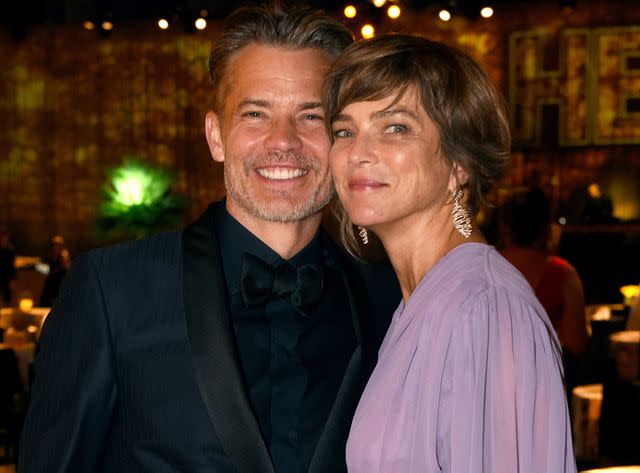 <p>FilmMagic/FilmMagic</p> Timothy Olyphant and Alexis Knief attend HBO's Official 2019 Emmy After Party on September 22, 2019.