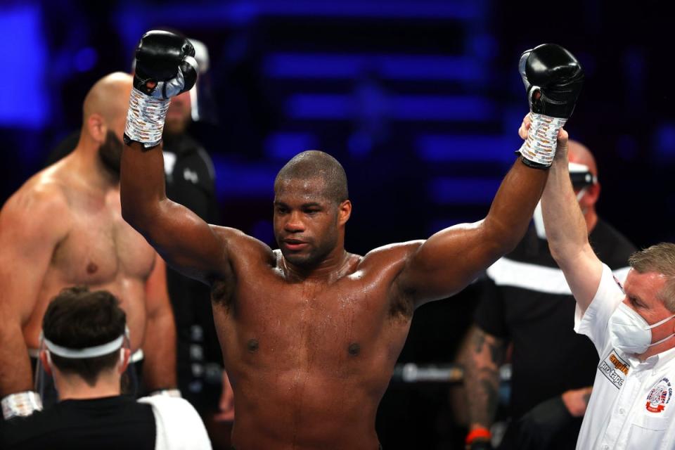 Daniel Dubois (pcitured) will challenge Trevor Bryan for the WBA ‘regular’ title  (Getty Images)
