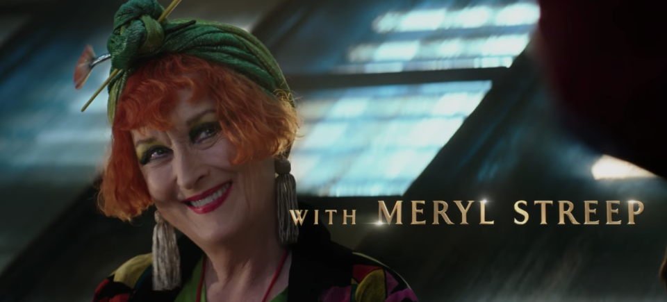 Meryl Streep in <em>Mary Poppins Returns.</em> (Disney)