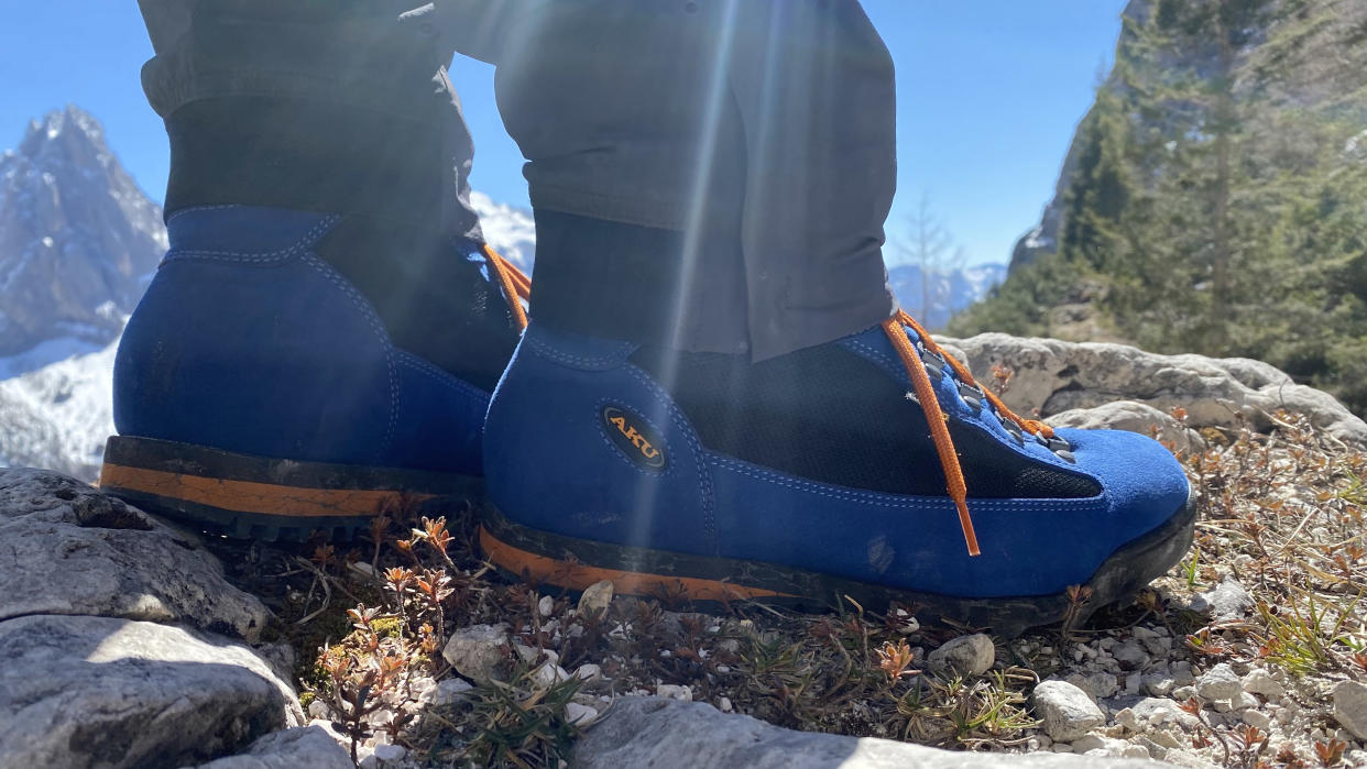  how hiking boots are made: Aku shoes in Dolomites 