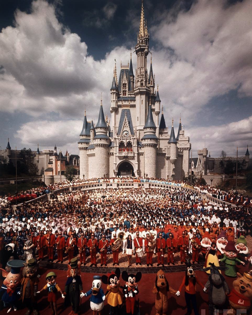 Picture of Disney World in 1971