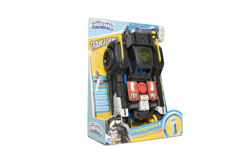 <p>Perfect for children to have a go at recreating the Batmobile themselves.</p><p><a class="link " href="https://www.amazon.co.uk/Fisher-Price-GBK77-Imaginext-Transforming-Multicoloured/dp/B07MFRCV4H/?tag=hearstuk-yahoo-21&ascsubtag=%5Bartid%7C2060.g.27783271%5Bsrc%7Cyahoo-uk" rel="nofollow noopener" target="_blank" data-ylk="slk:BUY NOW VIA AMAZON;elm:context_link;itc:0;sec:content-canvas">BUY NOW VIA AMAZON </a></p><p>• Also available to buy at <strong><a href="https://go.redirectingat.com?id=127X1599956&url=https%3A%2F%2Fwww.argos.co.uk%2Fproduct%2F8906986&sref=https%3A%2F%2Fwww.housebeautiful.com%2Fuk%2Flifestyle%2Fshopping%2Fg27783271%2Fargos-christmas-toys-2019%2F" rel="nofollow noopener" target="_blank" data-ylk="slk:Argos;elm:context_link;itc:0;sec:content-canvas" class="link ">Argos</a></strong></p>