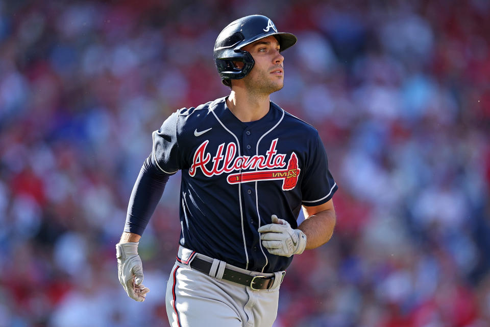 Matt Olson #28 of the Atlanta Braves has fantasy value