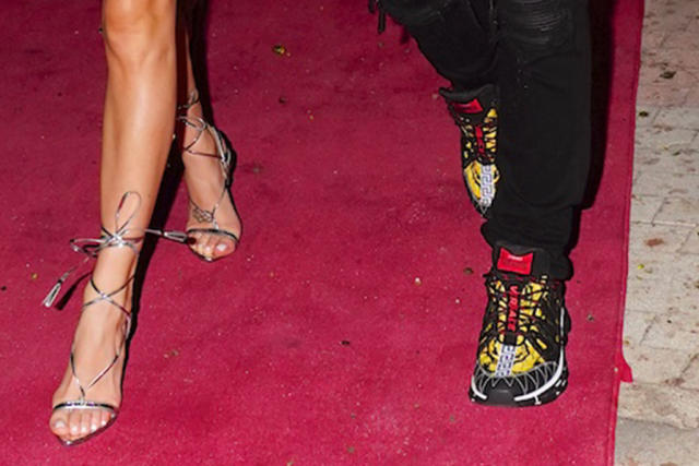 Patrick Mahomes' Wife's Shoes Spark Confusion in New Pic—'Ankle Monitors?