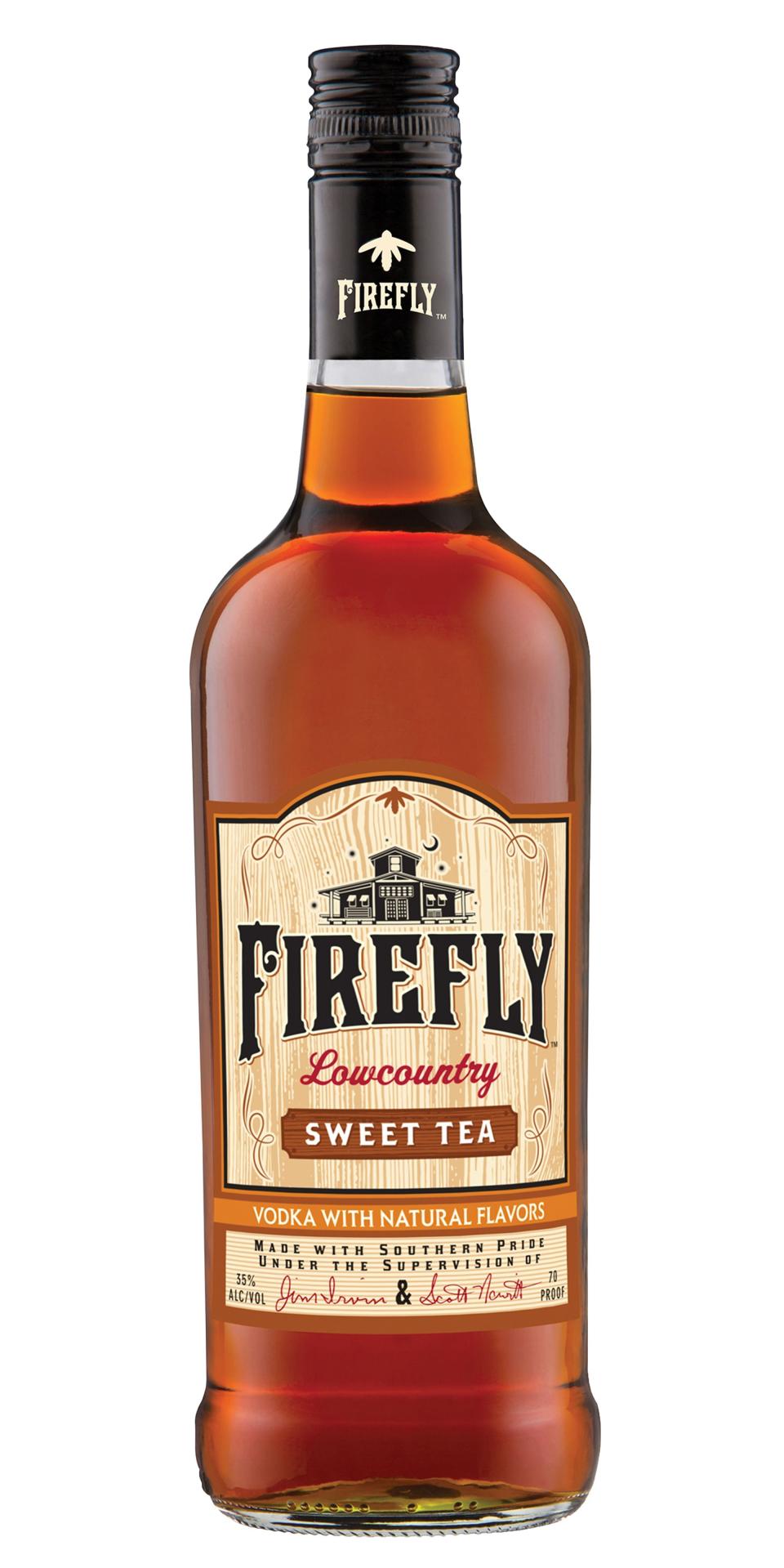 <p><strong>Firefly</strong></p><p>drizly.com</p><p><strong>$21.99</strong></p><p>Made from real South Carolina tea leaves grown just down the road from the distillery and Louisiana sugarcane, this sweet tea infused vodka is just right for classic Southern cocktails or drinking straight from your julep glass. </p>