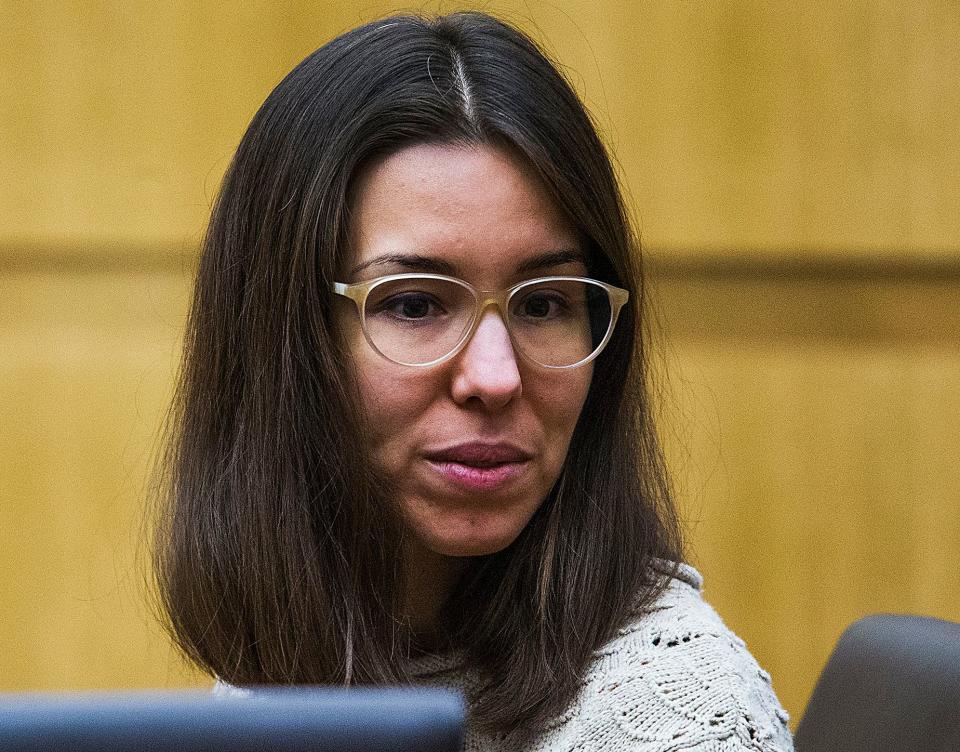 Jodi Arias in court during the third day of her penalty retrial on October 23, 2014.