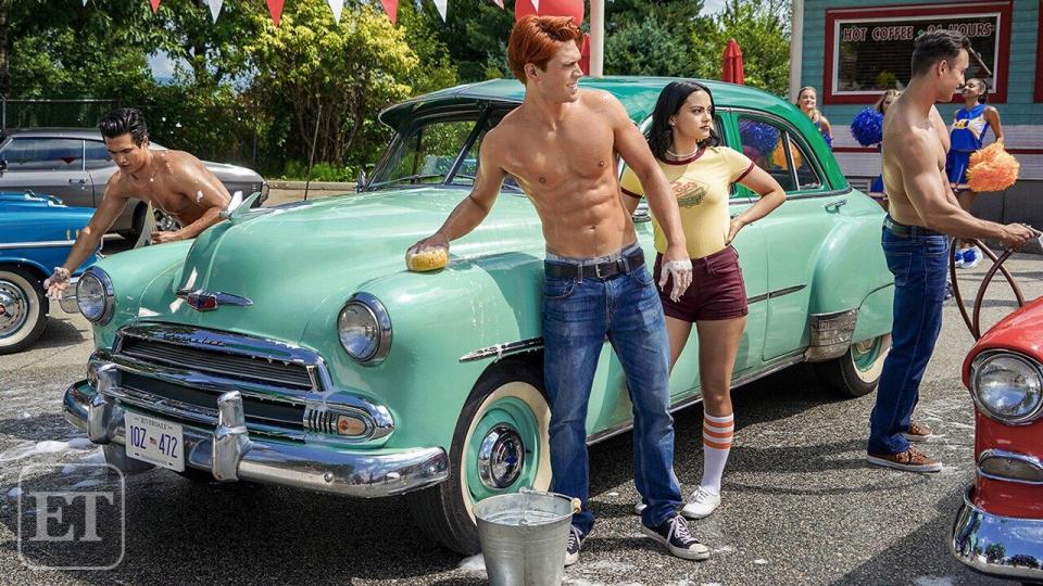 Looks like there's plenty of suds and studs coming to a future episode of 'Riverdale'!