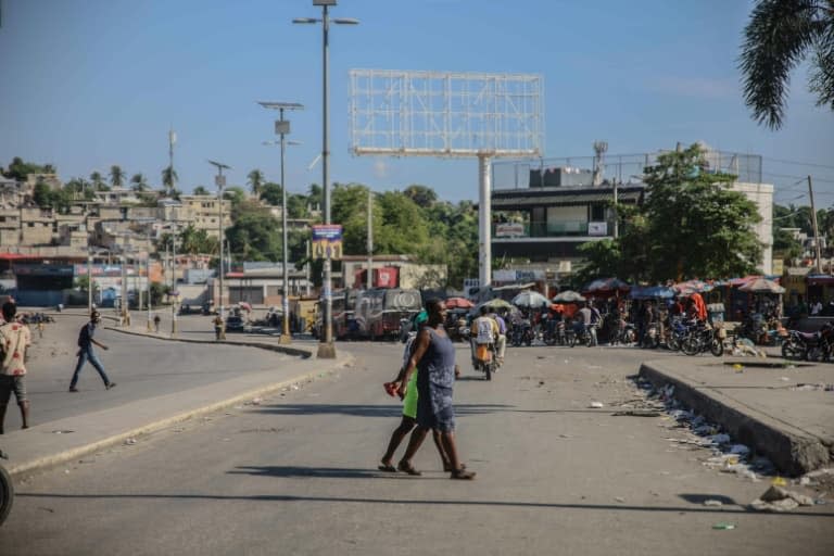 Les rues de Port-au-Prince, en Haïti, le 18 octobre 2021. PHOTO D'ILLUSTRATION - Richard PIERRIN © 2019 AFP