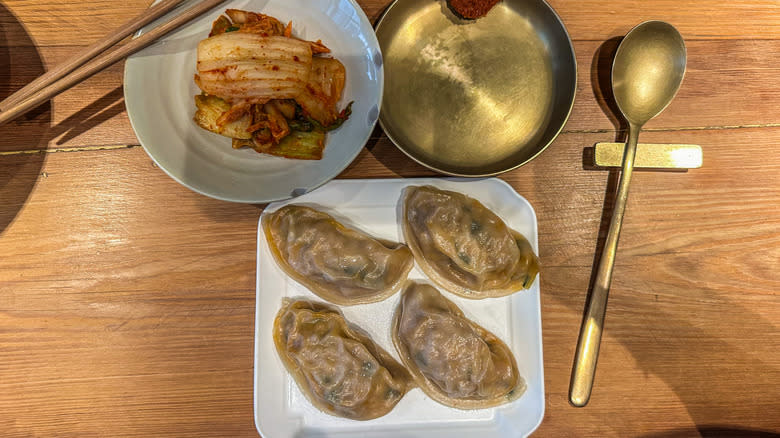 Okdongsik Korean mandoo and kimchi
