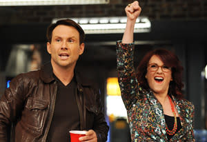 Christian Slater and Megan Mullally | Photo Credits: Ray Mickshaw/Fox