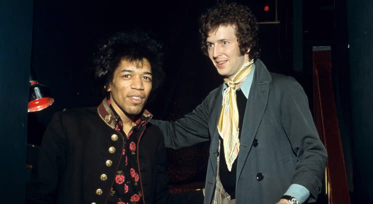 Jimi Hendrix and Eric Clapton in 1967