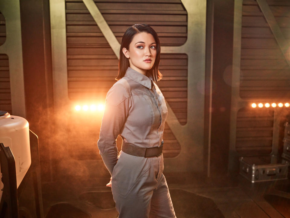 Pictured: Isa Briones of the CBS All Access series STAR TREK: PICARD. (Photo Cr: James Dimmock/CBS ©2019 CBS Interactive, Inc. All Rights Reserved.)