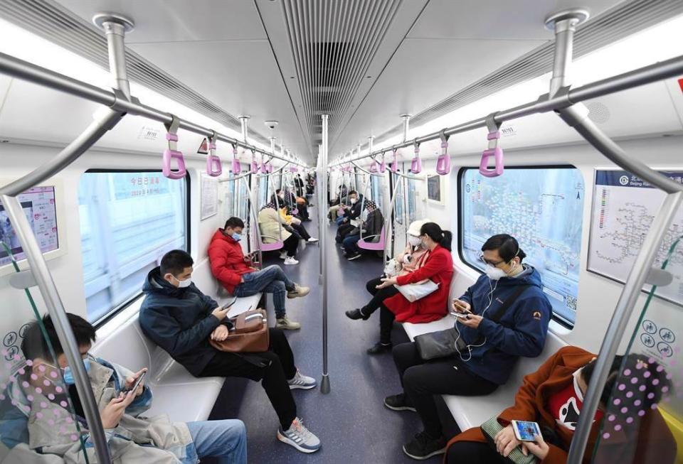中國大陸地鐵等基礎建設新穎、先進、現代化，與美、法等國家現況形成鮮明對比。（示意圖／新華社）