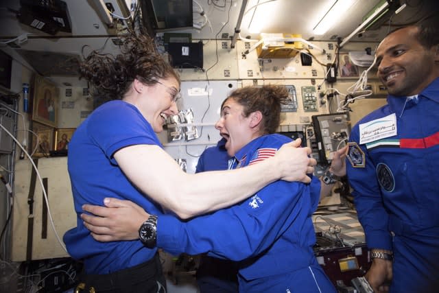 Space Station All Female Spacewalk