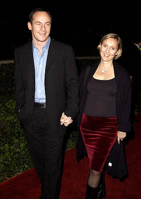 Jason Isaacs and Emma Hewitt at the Beverly Hills premiere of Columbia's Black Hawk Down