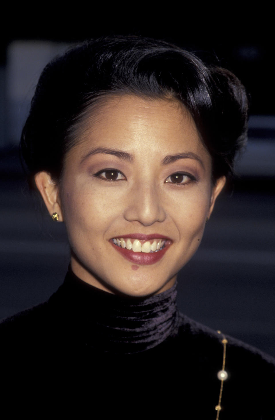 Tamlyn Tomita attends the screening of "The Joy Luck Club" on August 28, 1993 at the Crest Theater in Westwood, California