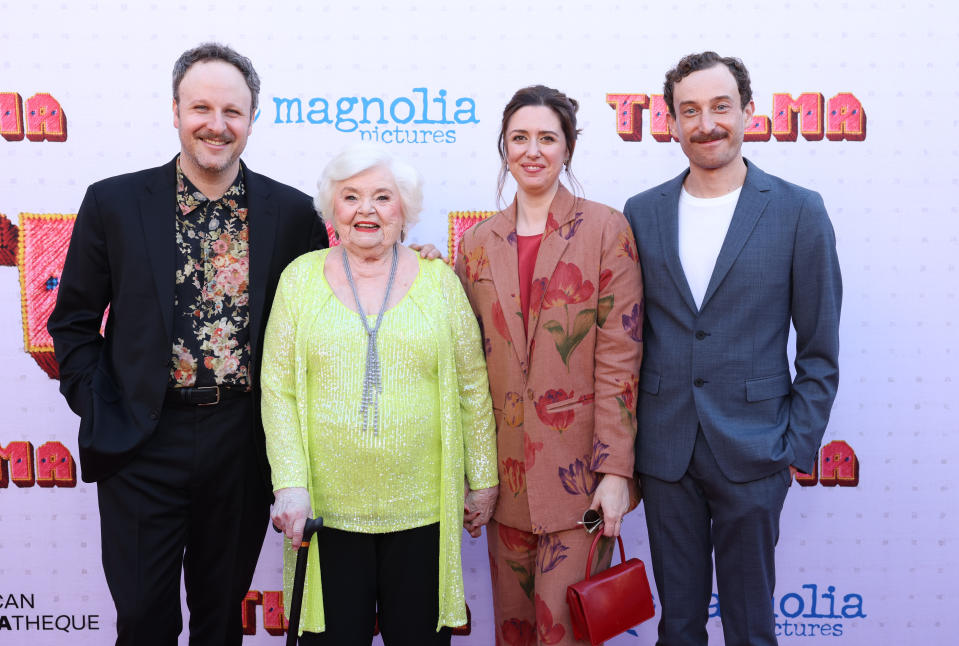 Josh Margolin, June Squibb, Zoë Worth and Chris Kaye