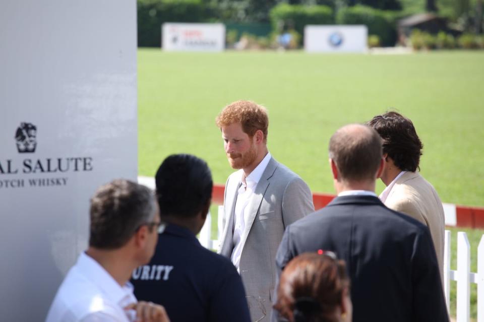 Prince Harry at the Singapore Polo Club