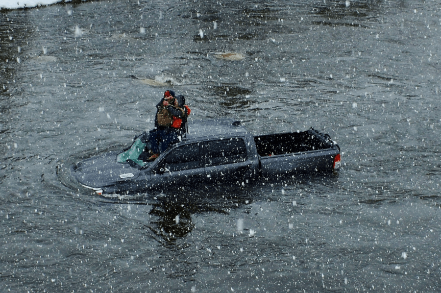 CPW helps rescue two men from truck in Arkansas River