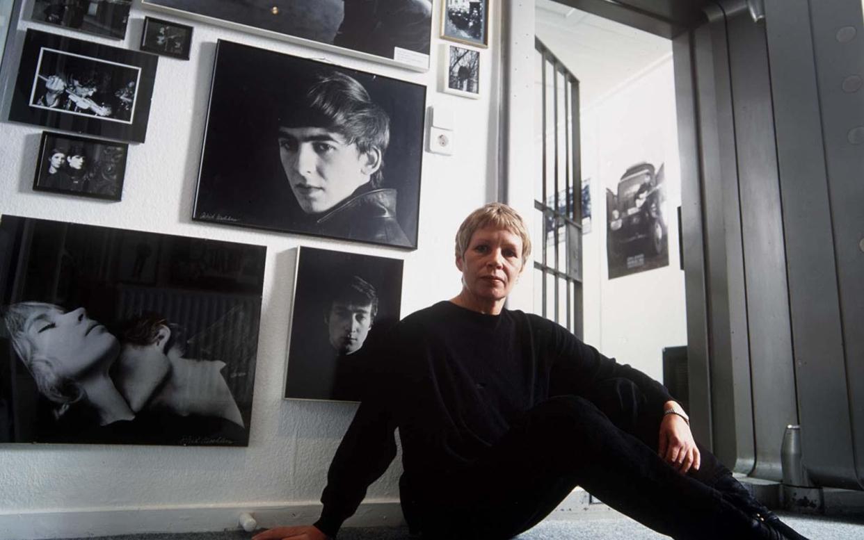 Astrid Kirchherr in 1995: latterly her career faltered because people only cared about her Beatles pictures - Geoff Wilkinson/Shutterstock