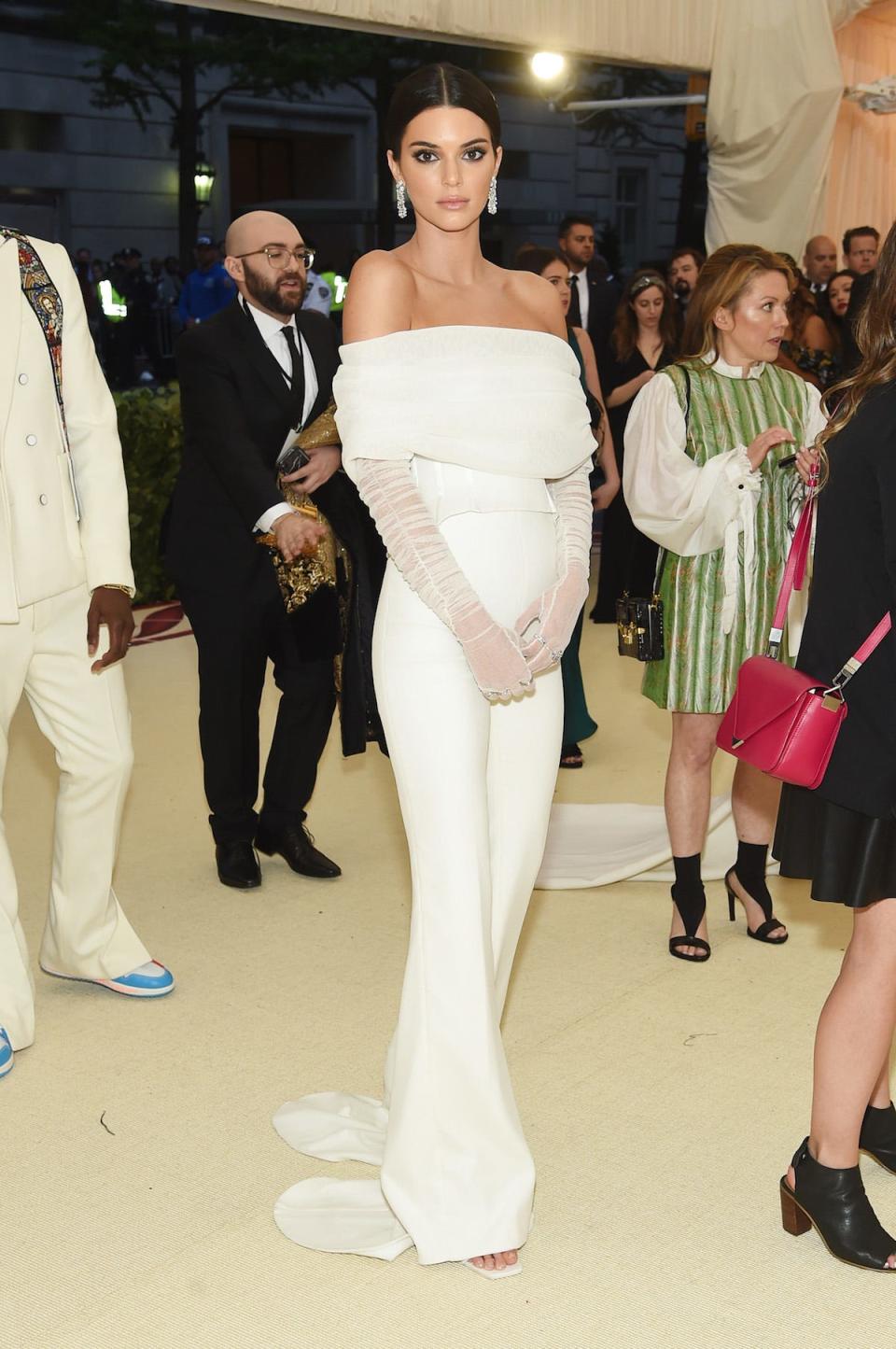 Kendall Jenner at the Met Gala 2018