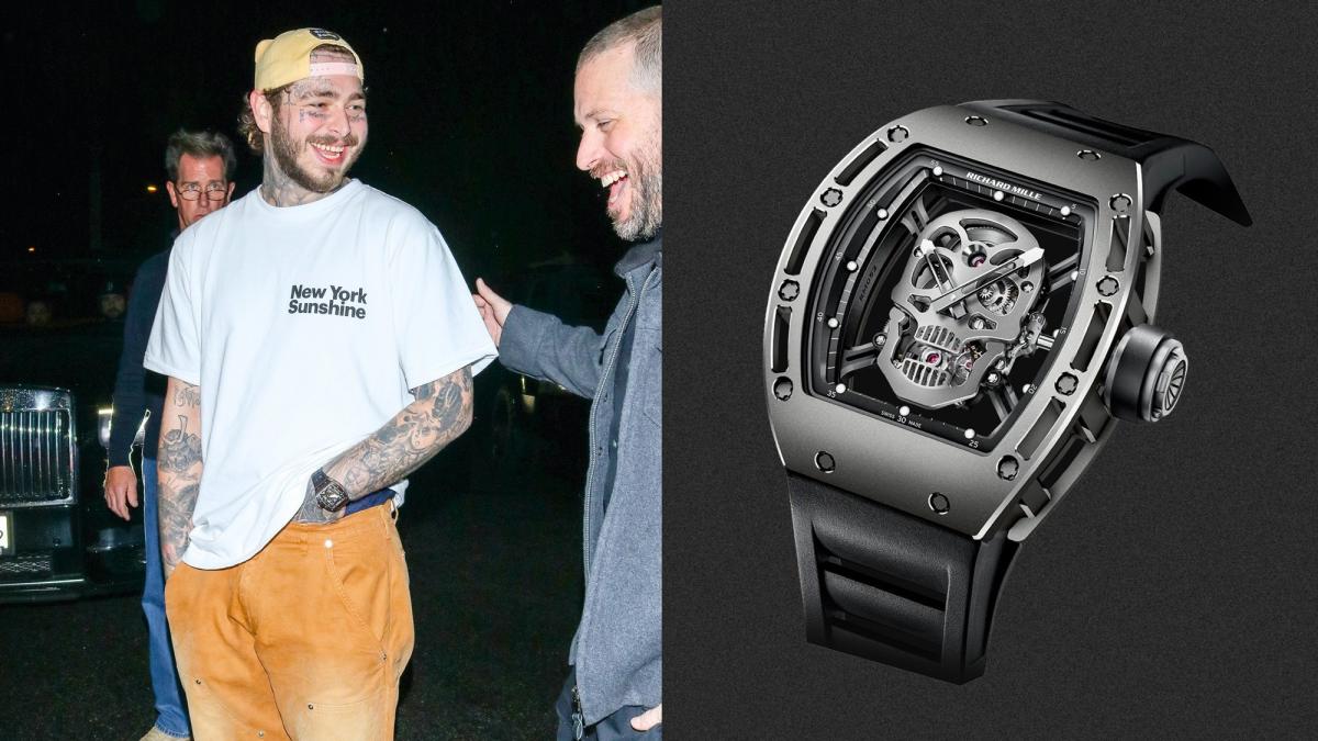 Post Malone Wears a Very Punk-Rock Timepiece