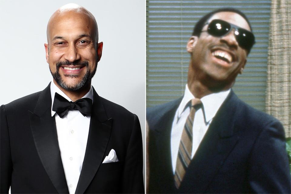 Keegan Michael Key and Eddie Murphy as Stevie Wonder on SNL