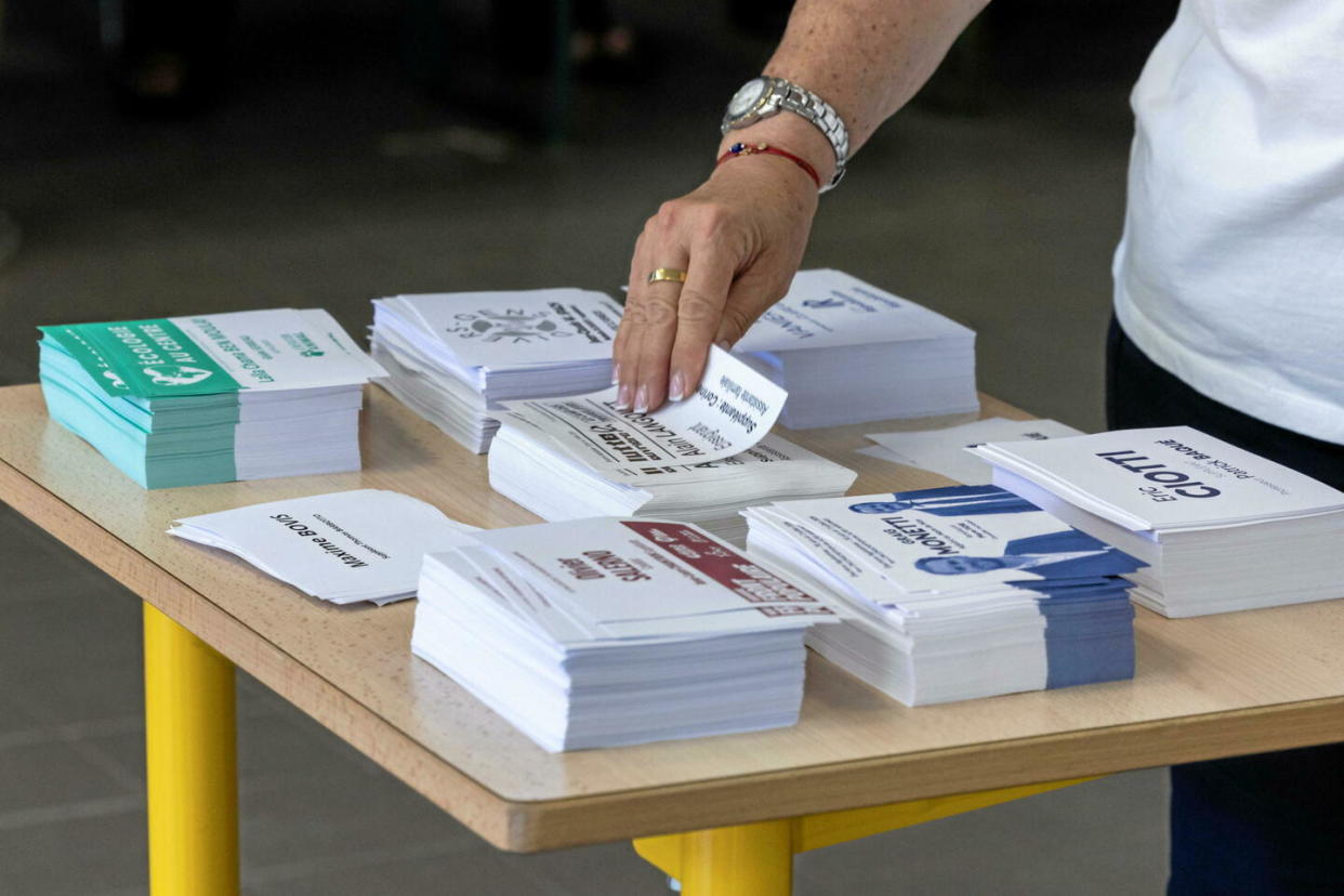 Trois candidats vont s'opposer lors du second tour des élections législatives dans la première circonscription des Alpes-Maritimes.  - Credit:SYSPEO / SIPA