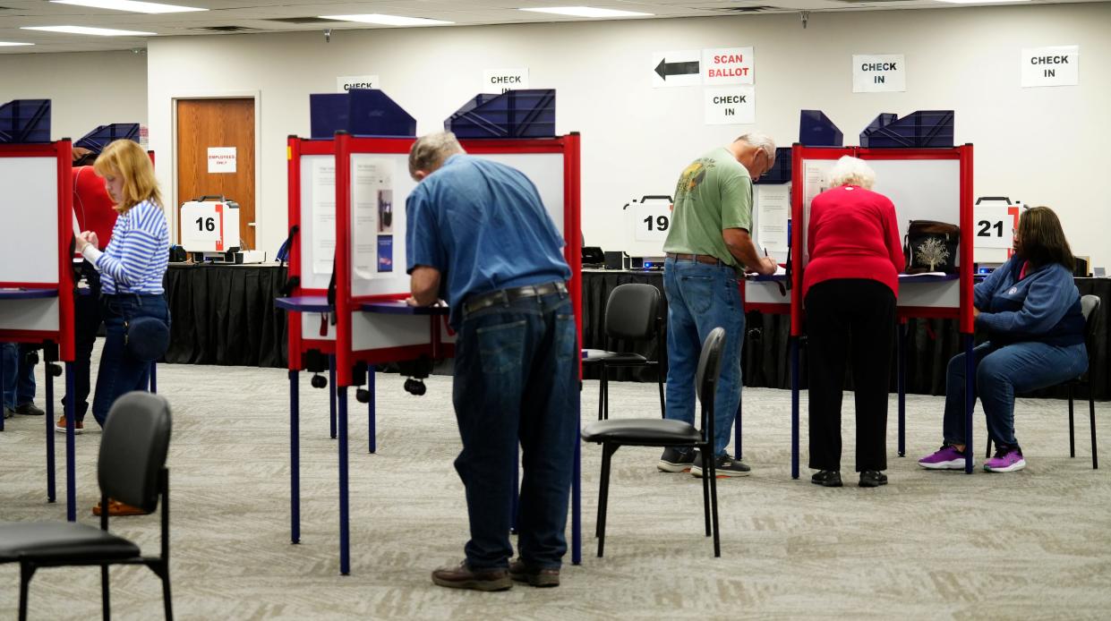 Early voting for the Nov. 7 2023 election is underway at the Board of Elections in Norwood.