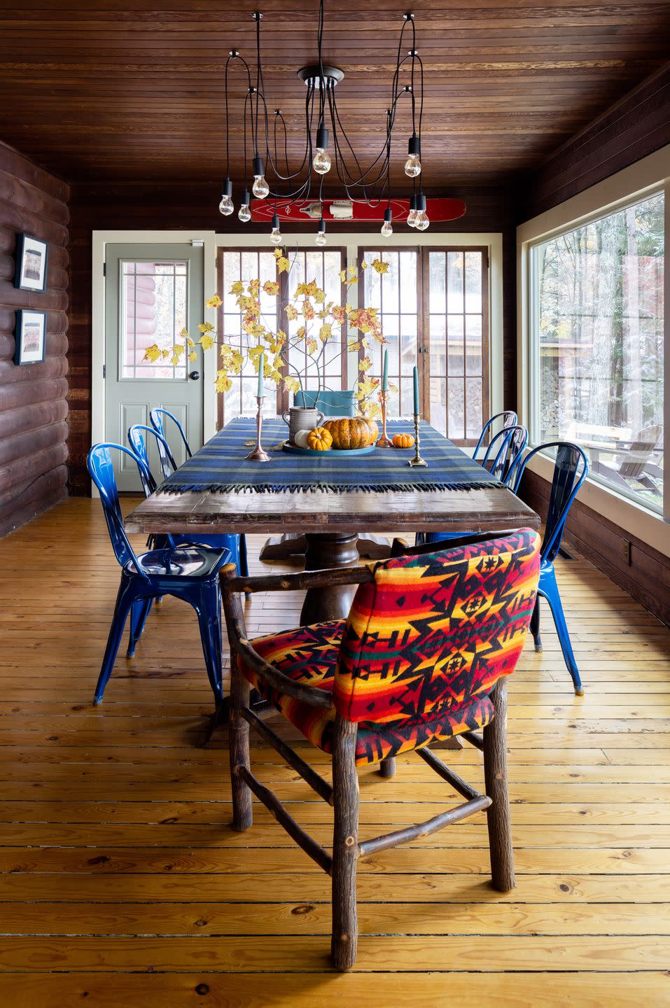 rustic dining room