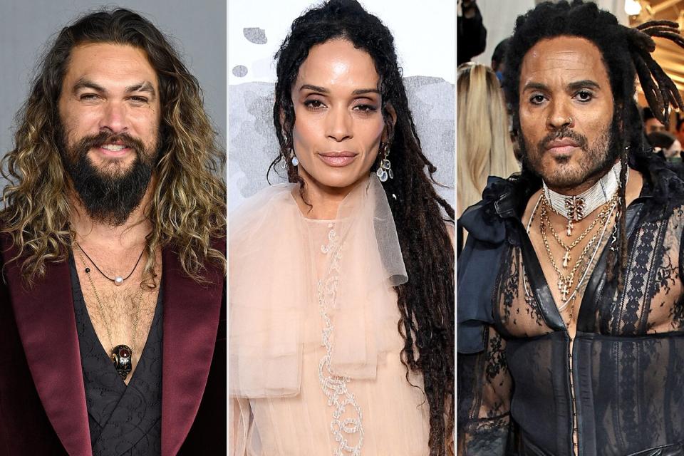 Jason Momoa, Lenny Kravitz, Lisa Bonet