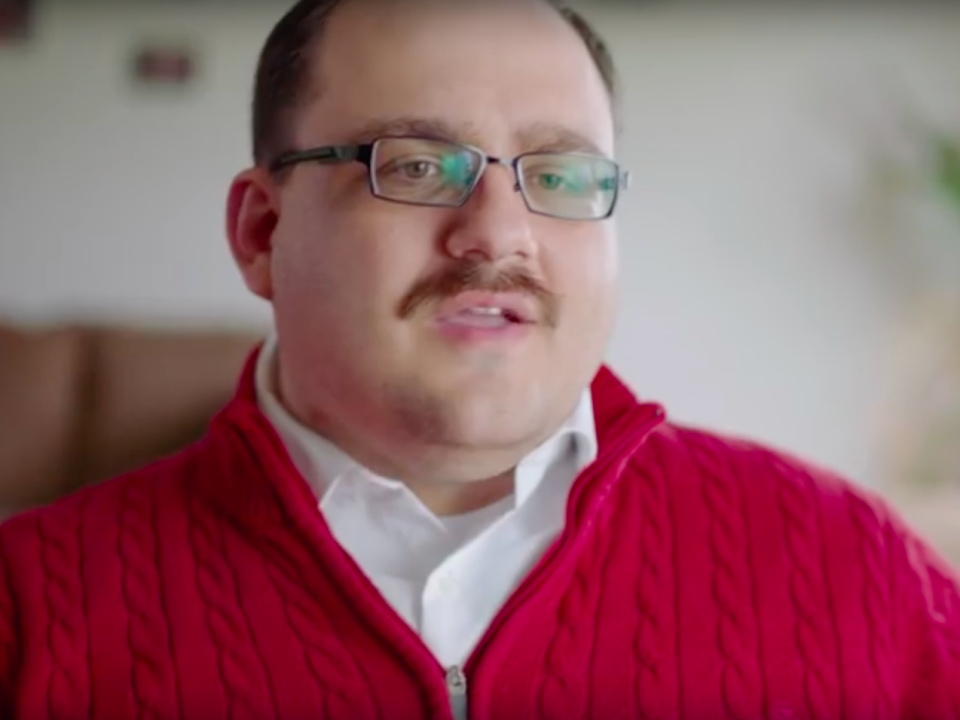 Photo: Ken Bone in the Izod ad.IZOD/YouTube