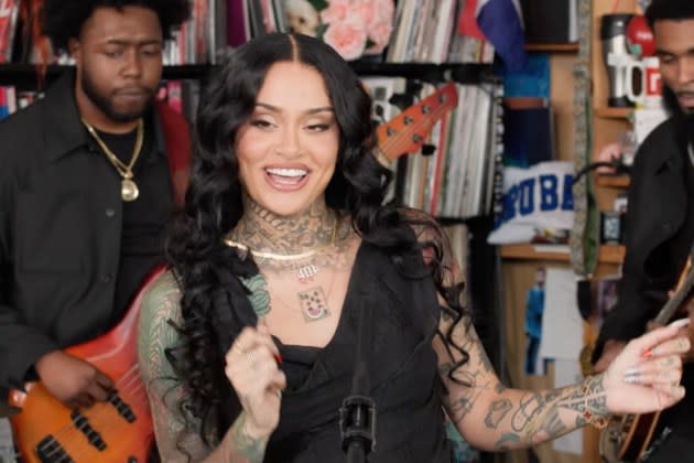 Kehlani performing on NPR's 'Tiny Desk Concert' series. - Credit: NPR/YouTube