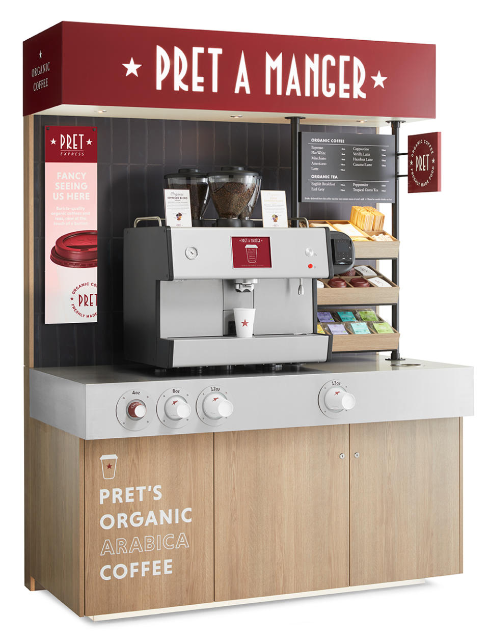 An example of a kiosk. Image: Pret