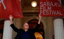 British actor John Cleese stands on the red carpet during the 23rd Sarajevo Film Festival in Sarajevo, Bosnia and Herzegovina, August 16, 2017. REUTERS/Dado Ruvic