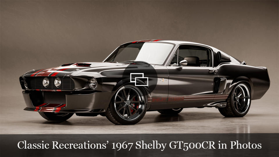 The 1967 Shelby GT500CR, a reimagined Mustang from Classic Recreations.
