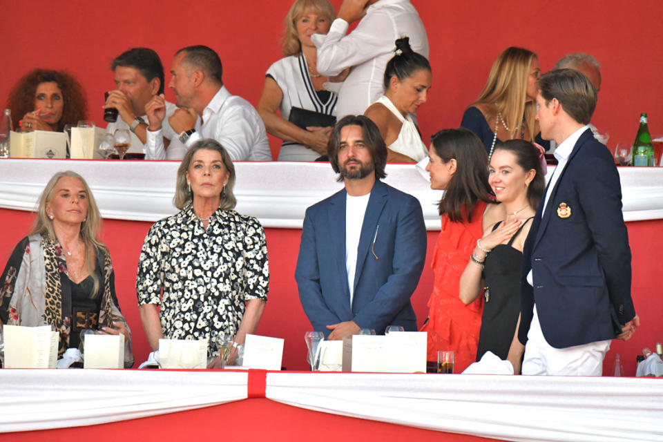 Charlotte Casiraghi et Dimitri Rassam en compagnie de la famille princière