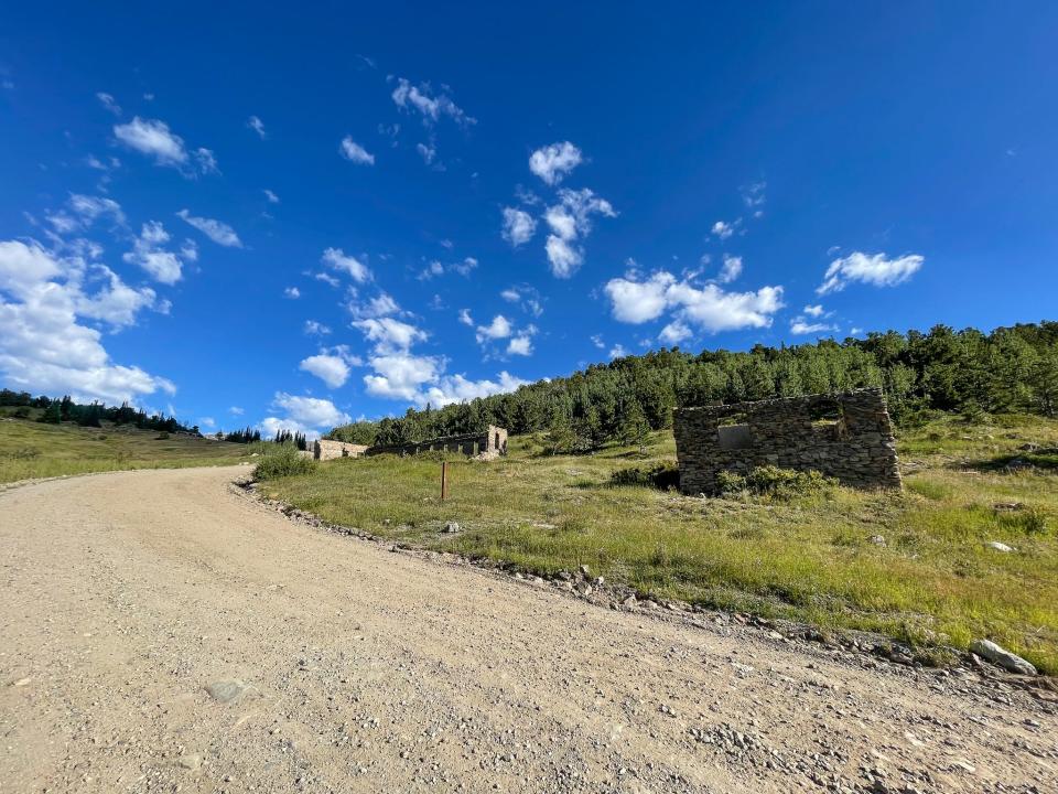 The Caribou ghost town near Nederland, Colorado.