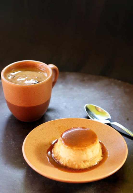 <p>The Things We'll Make</p><p>Traditional flan is made even better with the flavor of coconut.</p><p><strong>Get the recipe: <a href="https://thethingswellmake.com/coconut-flan-recipe/" rel="nofollow noopener" target="_blank" data-ylk="slk:Coconut Flan;elm:context_link;itc:0;sec:content-canvas" class="link ">Coconut Flan</a></strong></p>