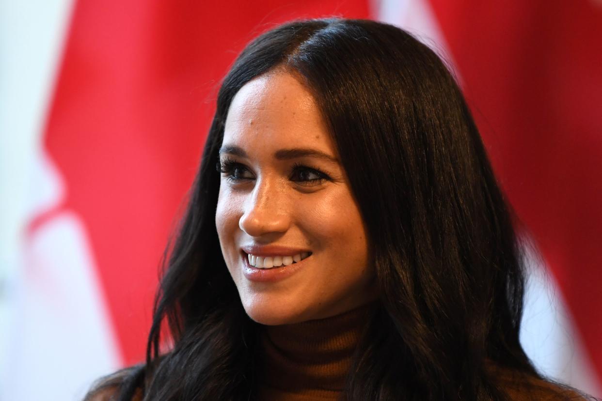 Meghan Markle smiling