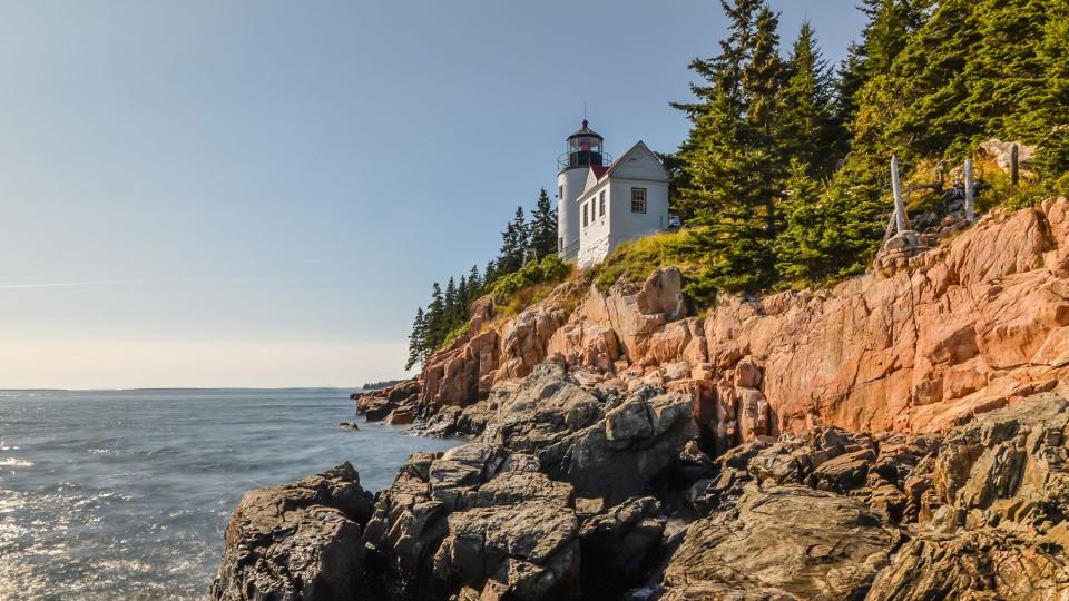 Bass Harbor Lighthouse, Acadia National Park, Maine, New England, USA, North America